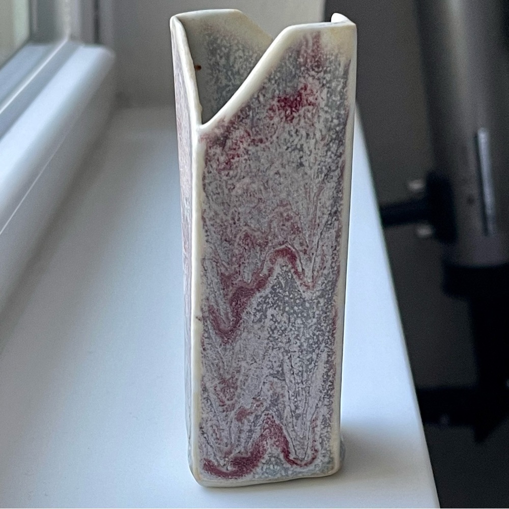 MICHAEL COHEN | Vintage | Art Pottery Handcrafted Miniature Vase 4” Tall